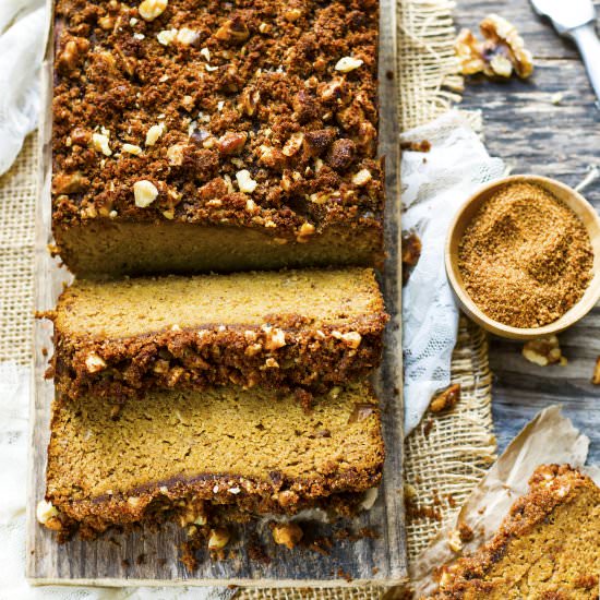 Coconut Flour Pumpkin Bread
