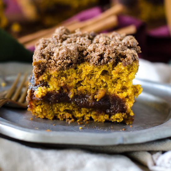 Pumpkin Streusel Coffeecake