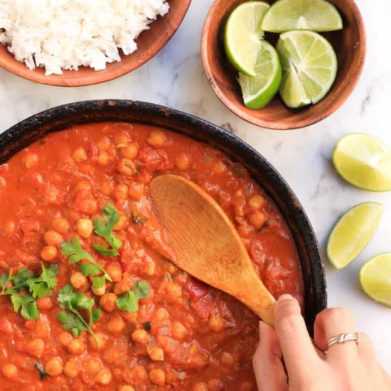 Easy Chickpea Curry