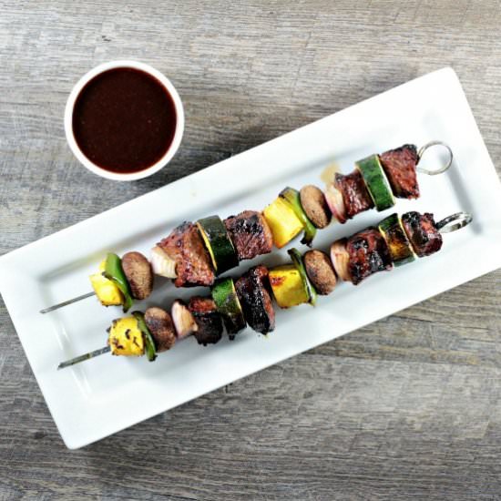Teriyaki Beef Kabobs