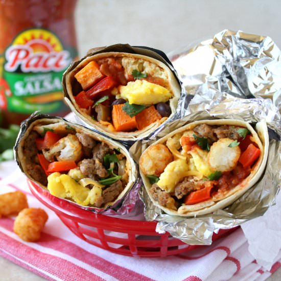 Freezer-Friendly Breakfast Burritos