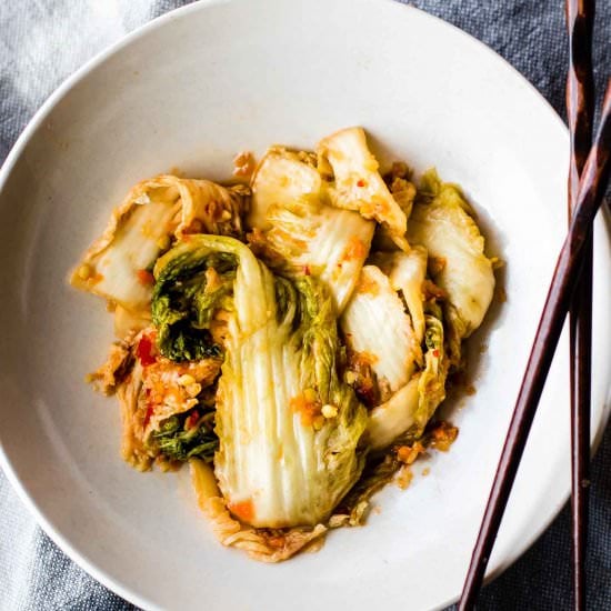 Asian Southwest Fusion Easy Kimchi