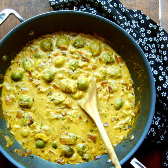 Easy Brussels Sprouts Stew
