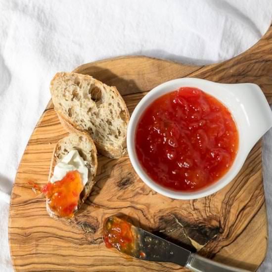 Red Pepper and Chili Jam