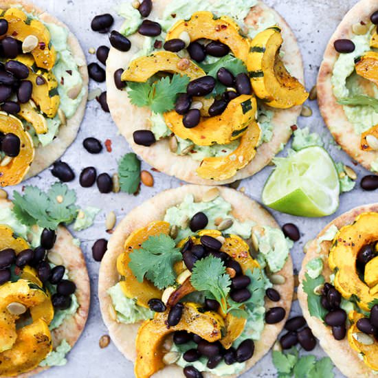 Delicata Squash Tostadas