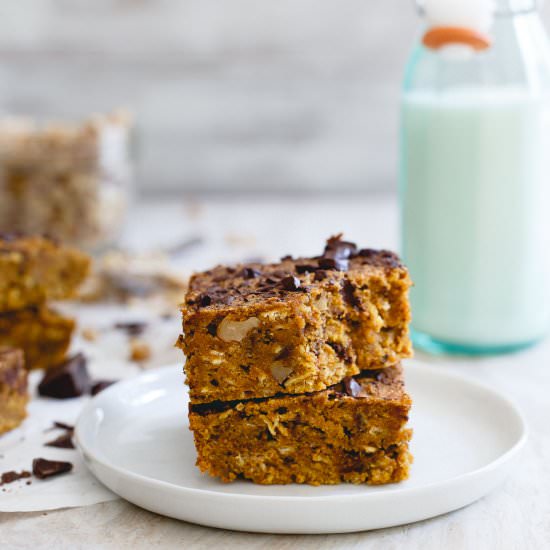 Pumpkin Chocolate Chip Bars