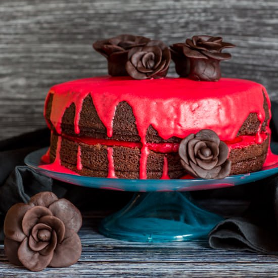Bloody Good Double Chocolate Cake