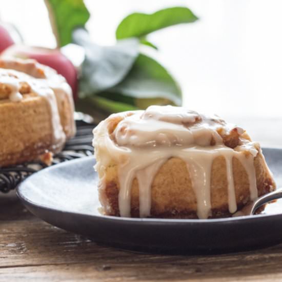 Apple Butter Cinnamon Rolls