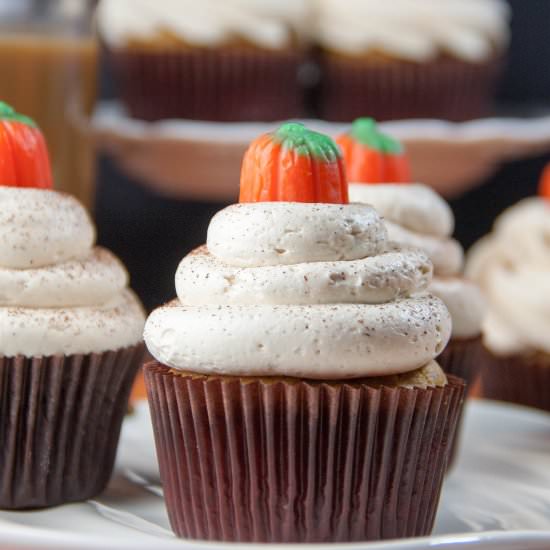 Pumpkin Spice Latte Cupcakes