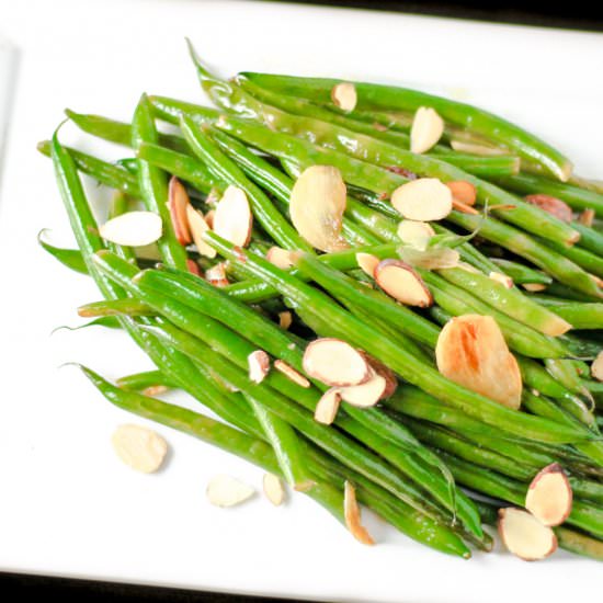Lemon Garlic Green Beans