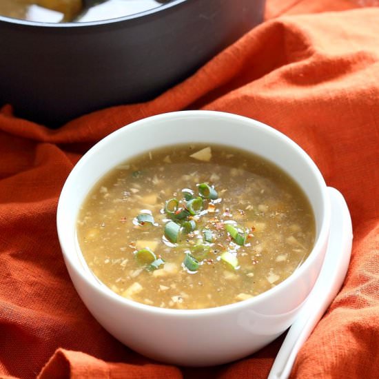 Vegan Egg Drop Soup
