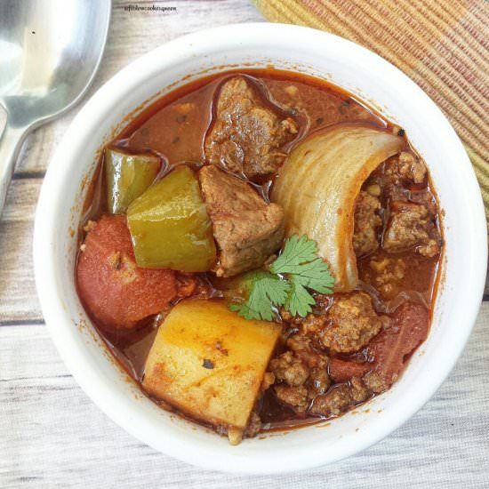 Slow Cooker Chunky Beef Chili