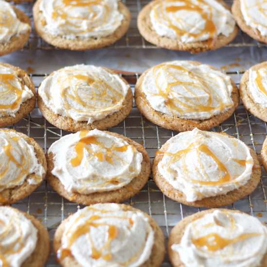 Cider Glazed Brown Sugar Cookies