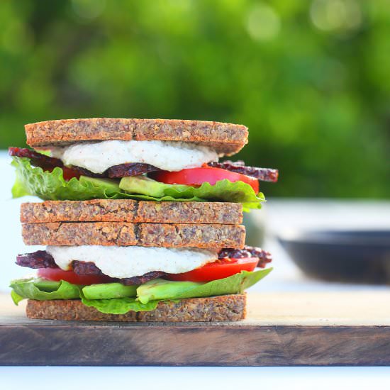 Smokey Tempeh BLAT- Vegetarian