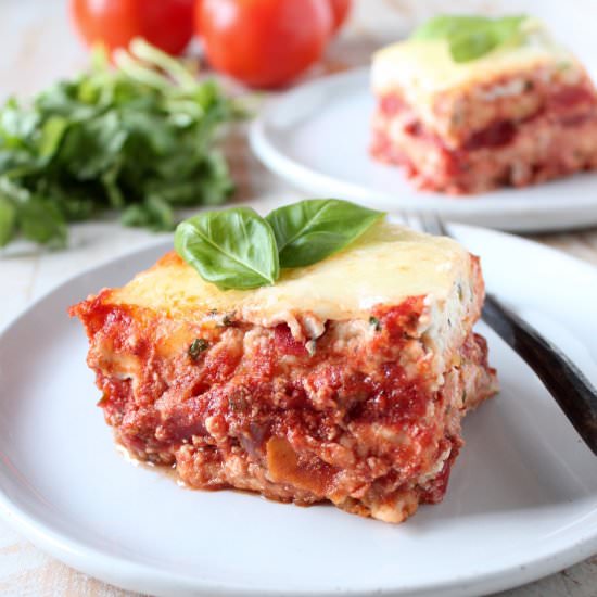 Garlic Naan Lasagna