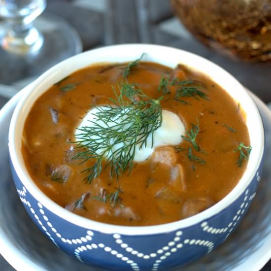 Hungarian Mushroom Soup