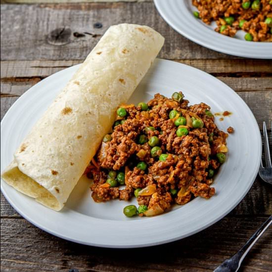 Beef and Pea Ragout