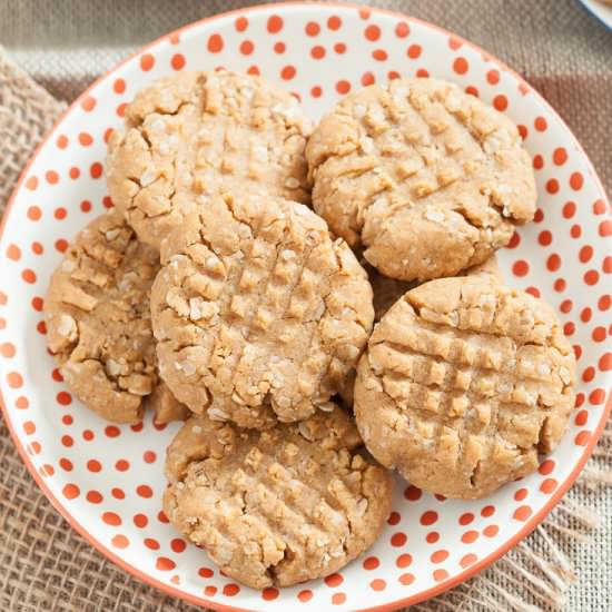 Peanut Butter Oatmeal Cookies