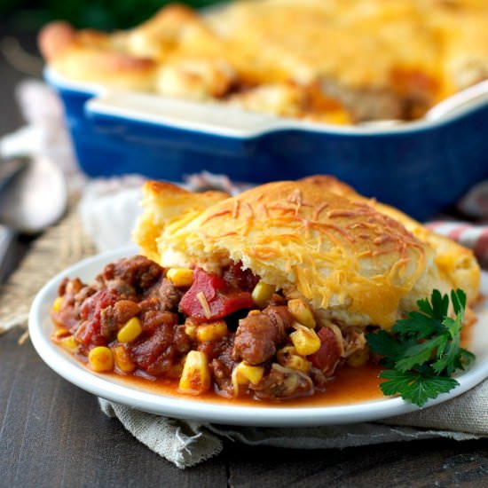 Easy Chili Crescent Roll Bake