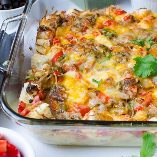 Hatch Chile Breakfast Strata