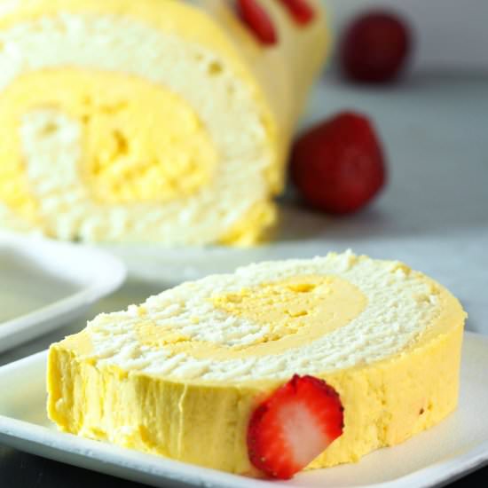 Mango Cake Roll