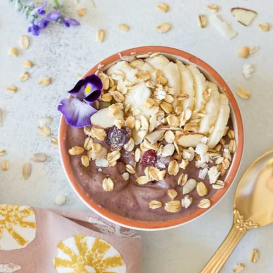 Banana Peanut Butter Breakfast Bowl