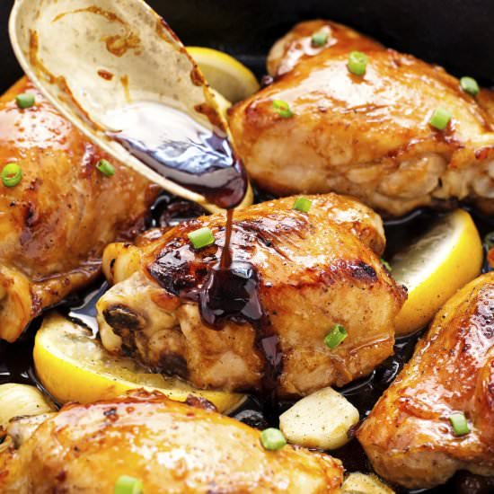 Honey Lemon Garlic Ginger Chicken