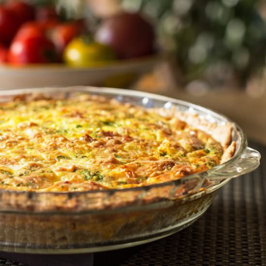 Hatch Chile Quiche
