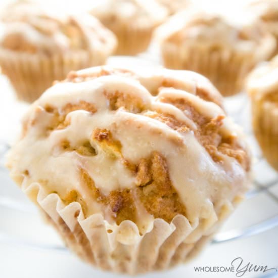 Salted Caramel Apple Muffins