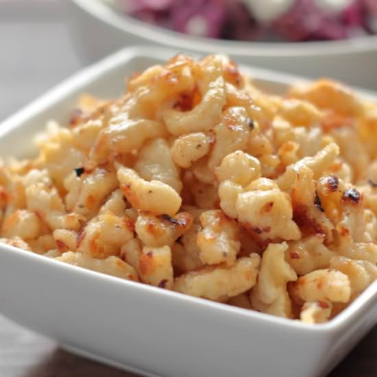 Späetzle Sautéed with Shallots