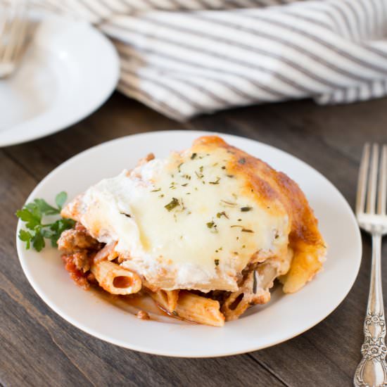 Easy Baked Ziti