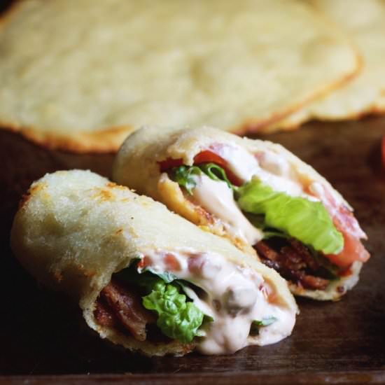 Low-Carb BLT Wraps