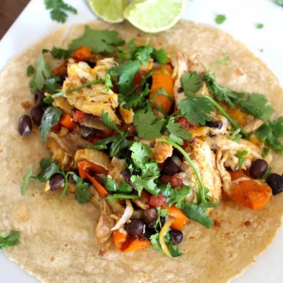 Southwestern Fajita Chicken Tacos