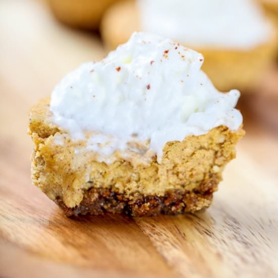 Mini Pumpkin Cheesecakes