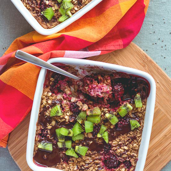 Blackberry Baked Oatmeal