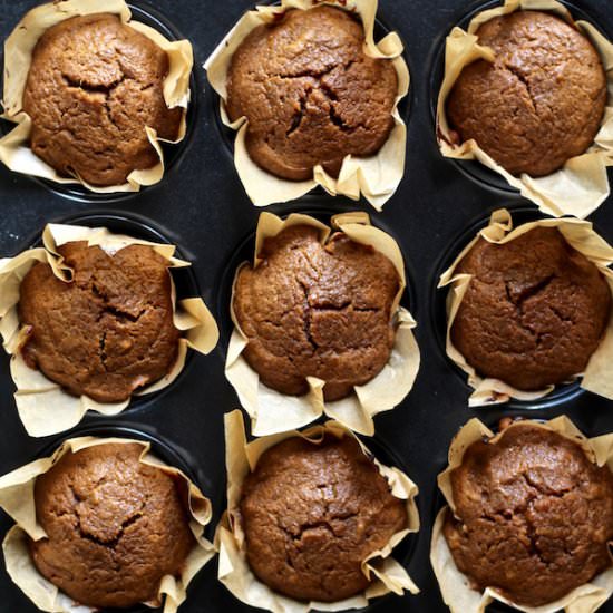 Spiced Pumpkin Mufiins