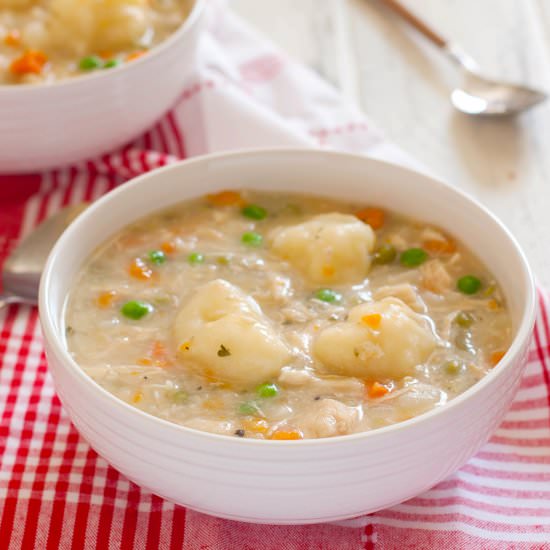 Gluten Free Chicken & Dumplings