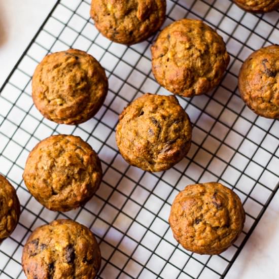 Banana Chocolate Chip Muffins