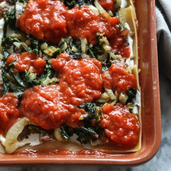 Greek Lasagna with Lamb
