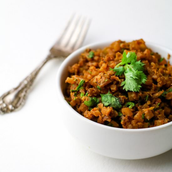 Cauliflower Spanish “Rice”