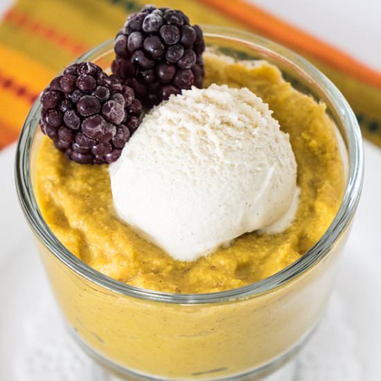 Gluten Free Baked Pumpkin Pudding