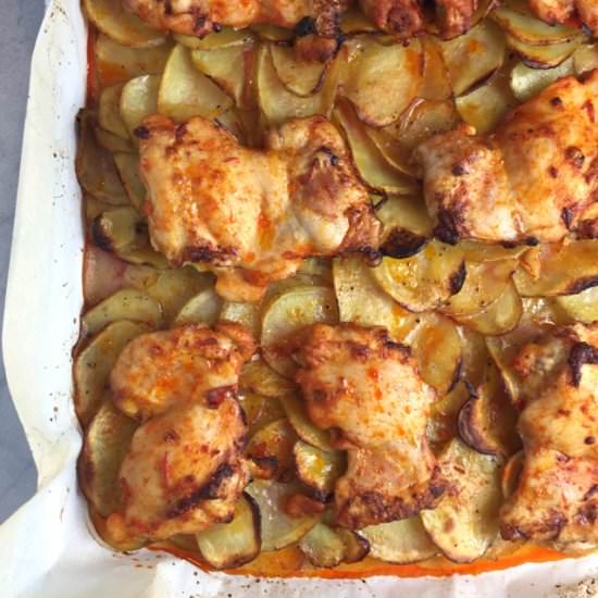 Harissa Chicken & Potatoes