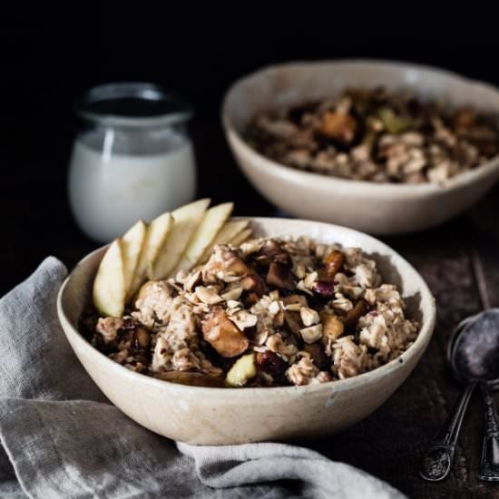 Caramelized Apple Oatmeal