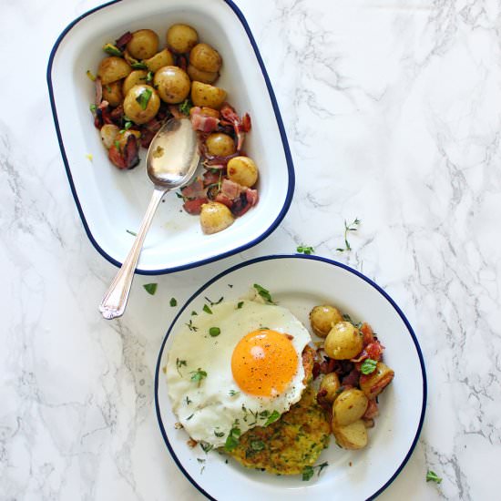 Courgette & Pecorino Fritters