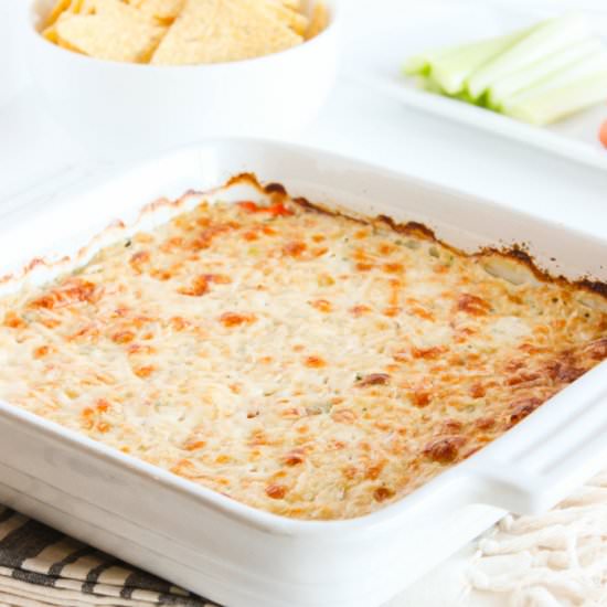 Healthy Red Pepper Crab Dip