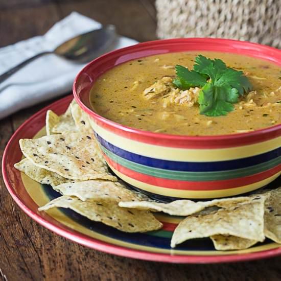 Creamy Chicken Tortilla Soup