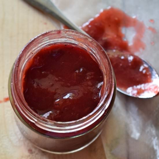 Spiced Low Sugar Orange Plum Jam