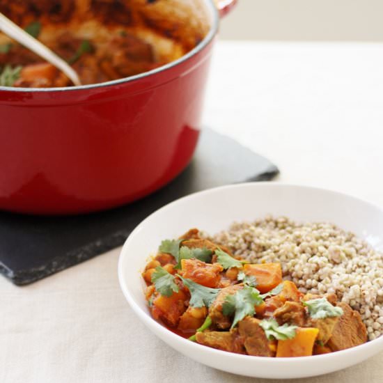 Lamb, Date and Squash Tagine