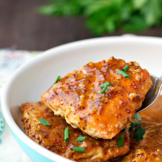 4-Ingredient Maple-Glazed Salmon