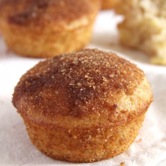 Apple Doughnut Muffins
